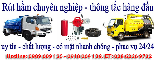 Công ty rút hầm cầu chất lượng số 1 tphcm